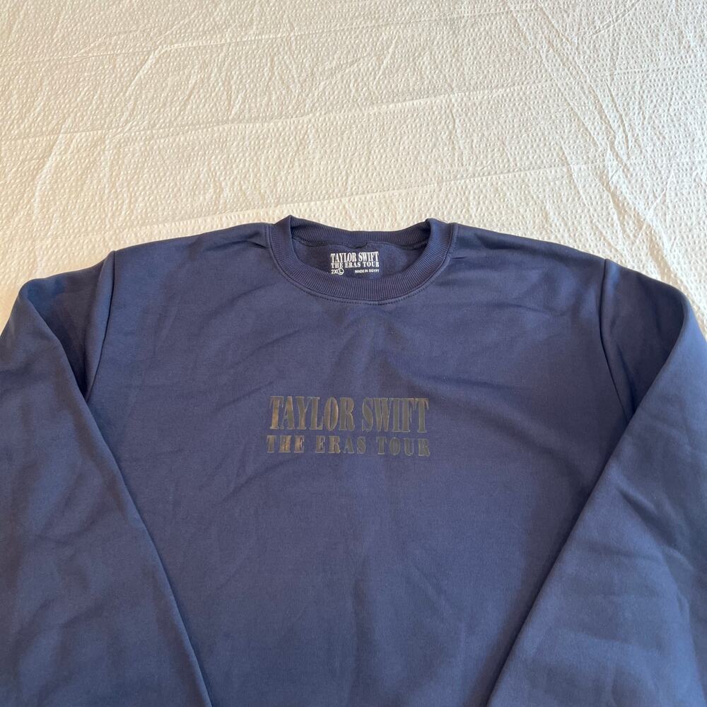 Taylor Swift Eras pullover sweater navy youth 2XL